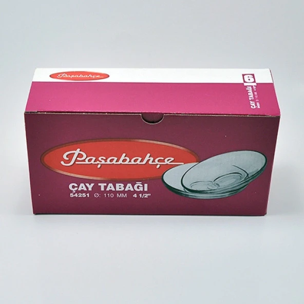 Paşabahçe Ajda 6 Adet Büyük Çay Tabağı 54251 - 2