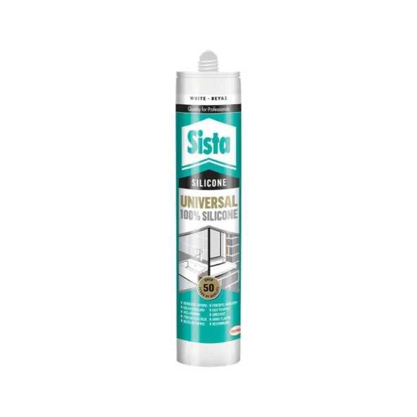 Sista Universal Silikon Beyaz 280 ml