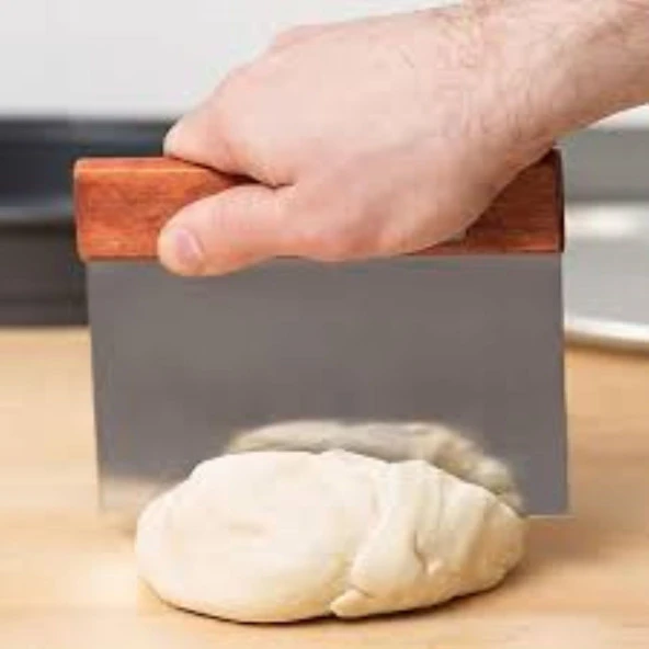 Ahşap Saplı Hamur Kesici Spatula - 2