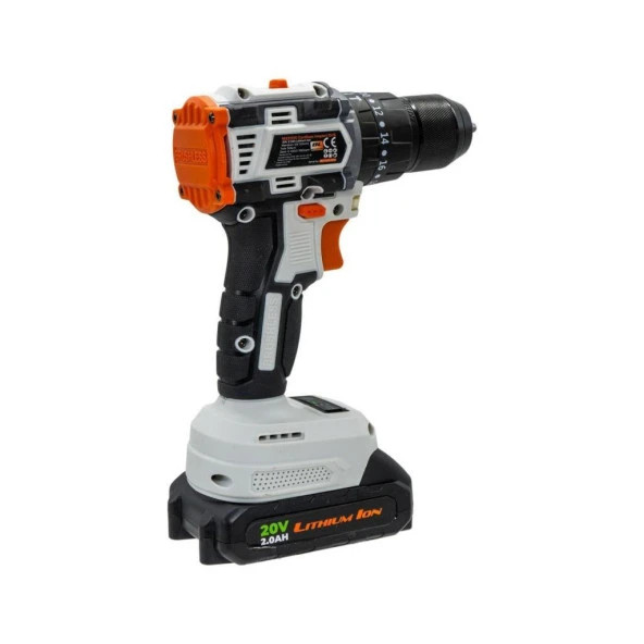 Max Extra Mx2020 Brushless 20V 2.0Ah Akülü Darbeli Matkap - 2