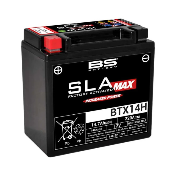 BS BATTERY BTX14H SLA MAX