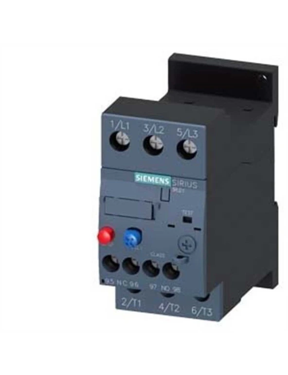 Siemens 3RU2126-4BB1 3Ru2 Sirius Termik Röle Faz Korumalı 1No 1Nc Yardımcı Kontaklı 14 20A Boy S0 Raya Montaj