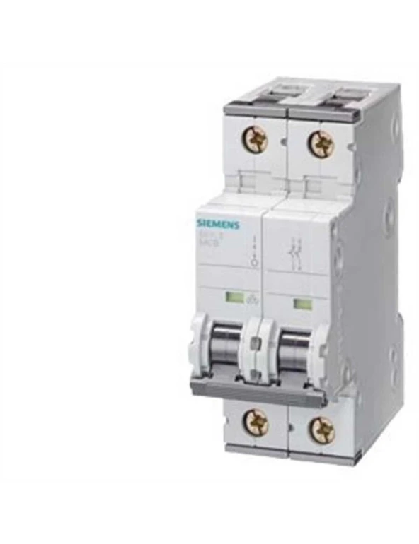 Siemens 5Sy5216 7 16A 2 Fazlı Dc Anahtarlı Otomatik Sigorta 10Ka C Tipi Yavaş Karakterli