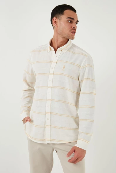 U.S. POLO ASSN. ERKEK DOKUMA GOMLEK G081GL004-000-1831143 - 2