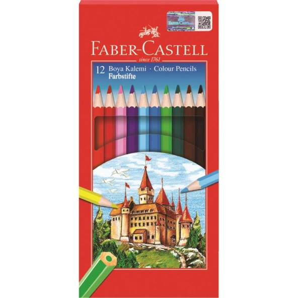Faber Castell 12 Renk Kuru Boya
