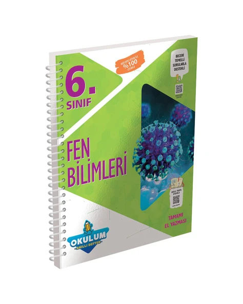 Murat 6.Sınıf Fen Bilimleri Okulum Akıllı Defter