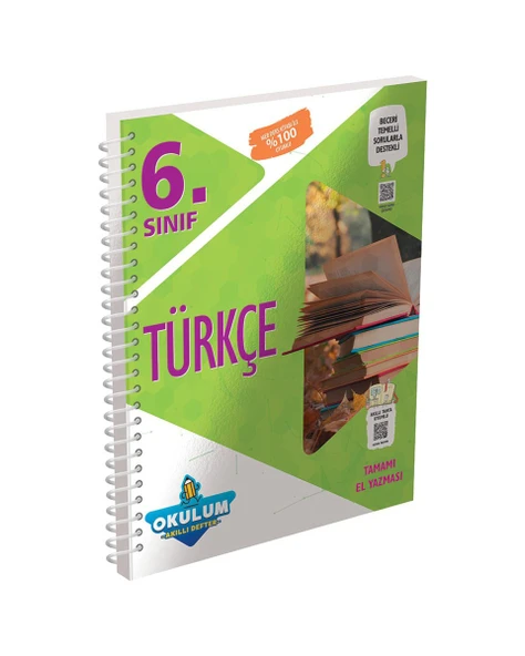 Murat 6.Sınıf Türkçe Okulum Akıllı Defter