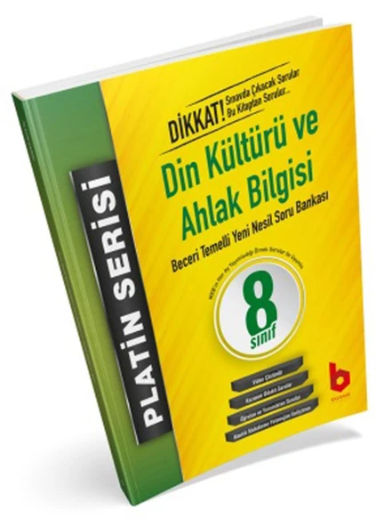 Basamak 8. Sınıf Platin Serisi Din Kültürü ve Ahlak Bilgisi Soru Bankası