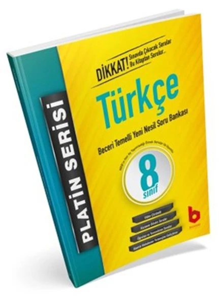 Basamak 8. Sınıf Platin Serisi Türkçe Soru Bankası