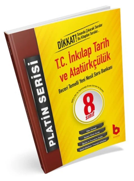 Basamak 8. Sınıf Platin Serisi İnkılap Tarihi ve Atatürkçülük Soru Bankası