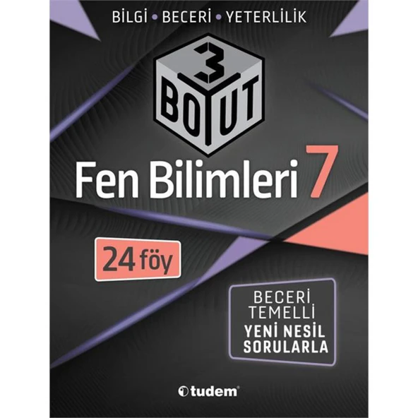 Tudem 7.Sınıf Fen Bilimleri 3 Boyut