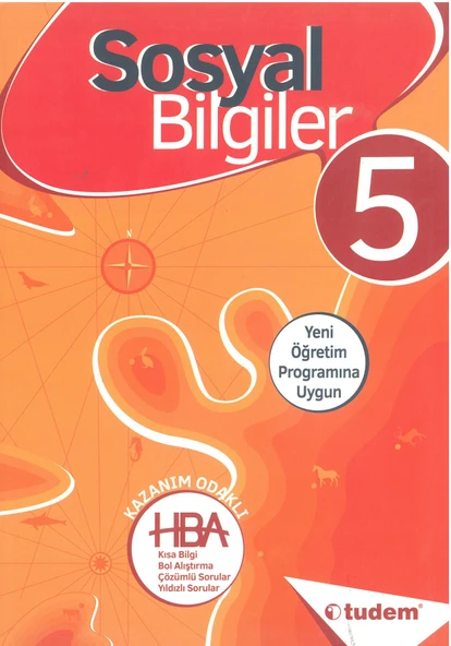 Tudem 5. Sınıf Sosyal Bilgiler Kazanım Odaklı HBA