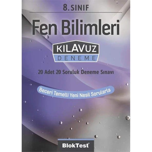 Bloktest 8.Sınıf Fen Bilimleri Kılavuz Deneme