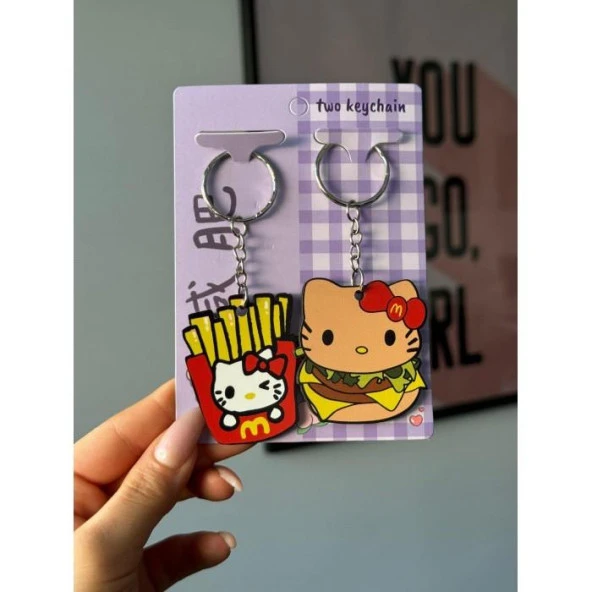 KİTTY MC İKİLİ ANAHTARLIK