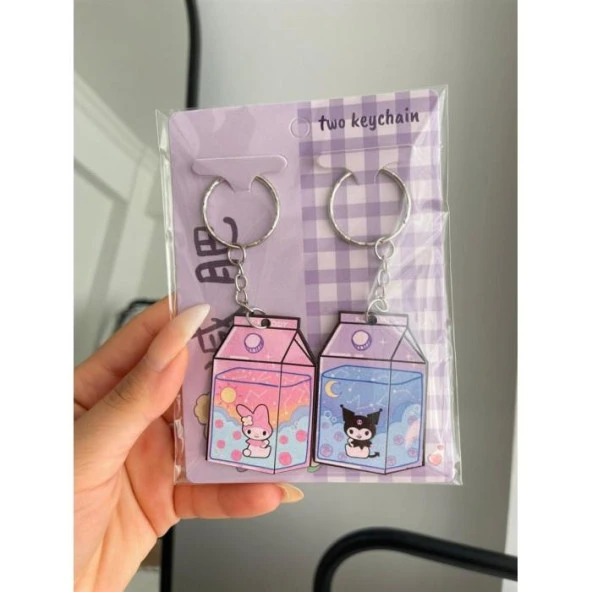 KAWAİİ MİLK BOX İKİLİ ANAHTARLIK