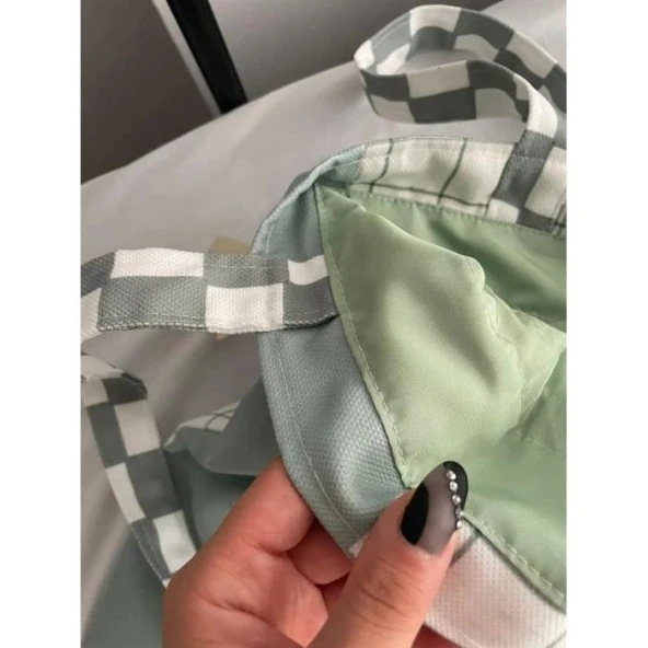 Cute Dinozor Kawaii Büzgülü Bez Çanta - 3