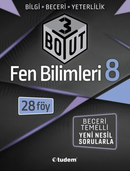 Tudem 8.Sınıf Fen Bilimleri 3 Boyut Yeni