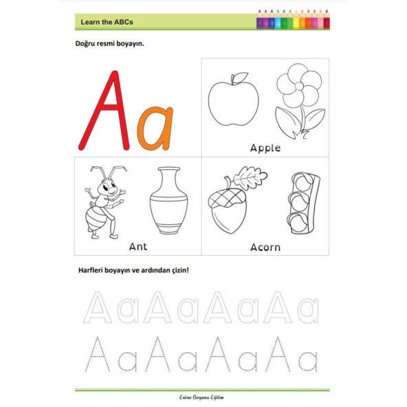 İLK İngilizce Okuma Yazma Kitap Seti (3 Kitap) - 2