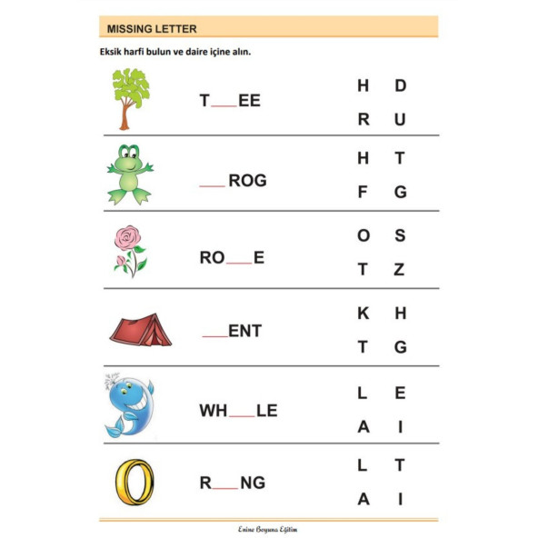 İLK İngilizce Okuma Yazma Kitap Seti (3 Kitap) - 5