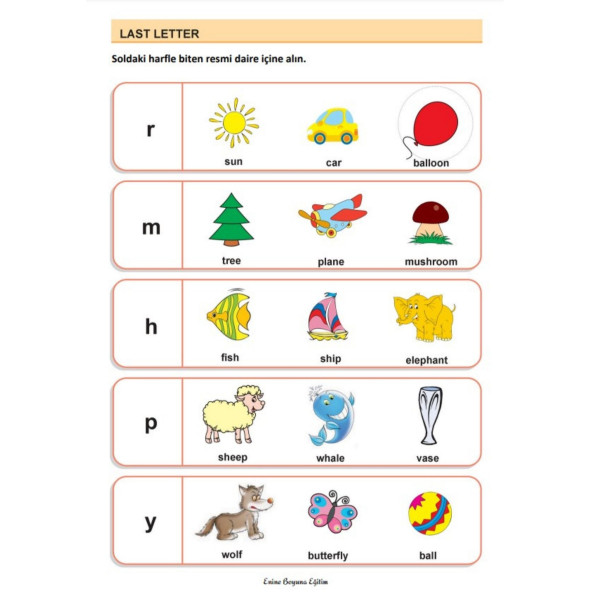 İLK İngilizce Okuma Yazma Kitap Seti (3 Kitap) - 6