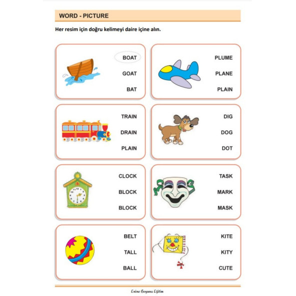 İLK İngilizce Okuma Yazma Kitap Seti (3 Kitap) - 7