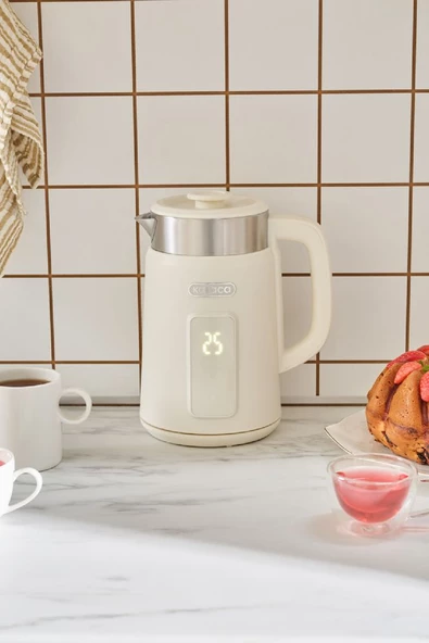 Multiboil Retro Cool Touch Kettle Su Isıtıcı Cream - 5