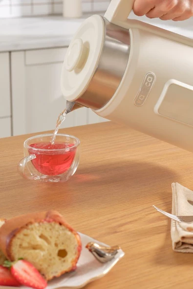 Multiboil Retro Cool Touch Kettle Su Isıtıcı Cream - 3