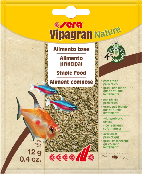 Sera Vipagran Nature Balık Yemi 12 gr