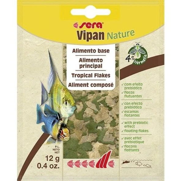 Sera Vipan Nature Balık Yemi 12 gr