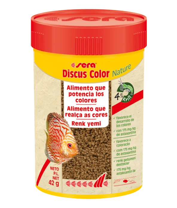 Sera Discus Color Nature Balık Yemi 100 ml