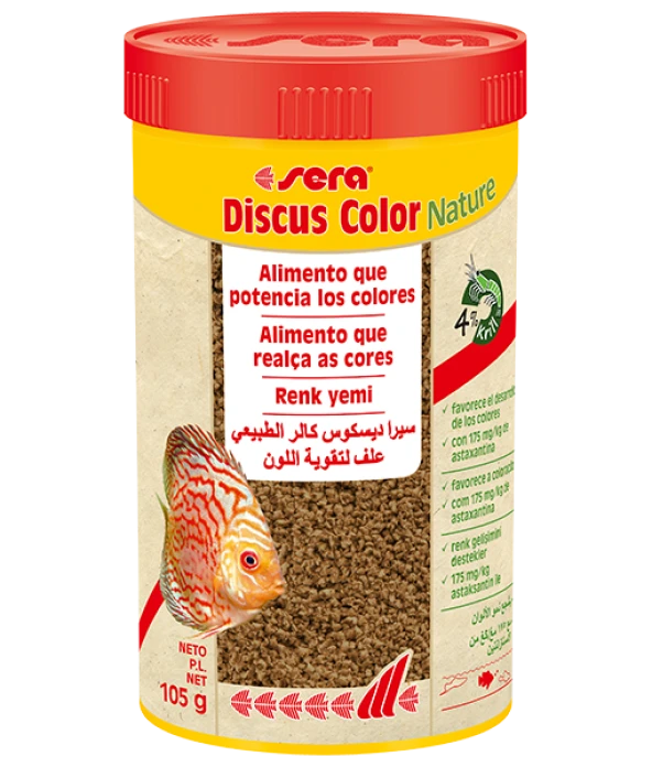 Sera Discus Color Nature Balık Yemi 250 ml