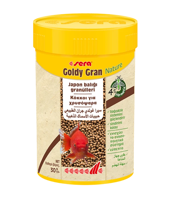 Sera Goldy Gran Nature Balık Yemi 100 ml