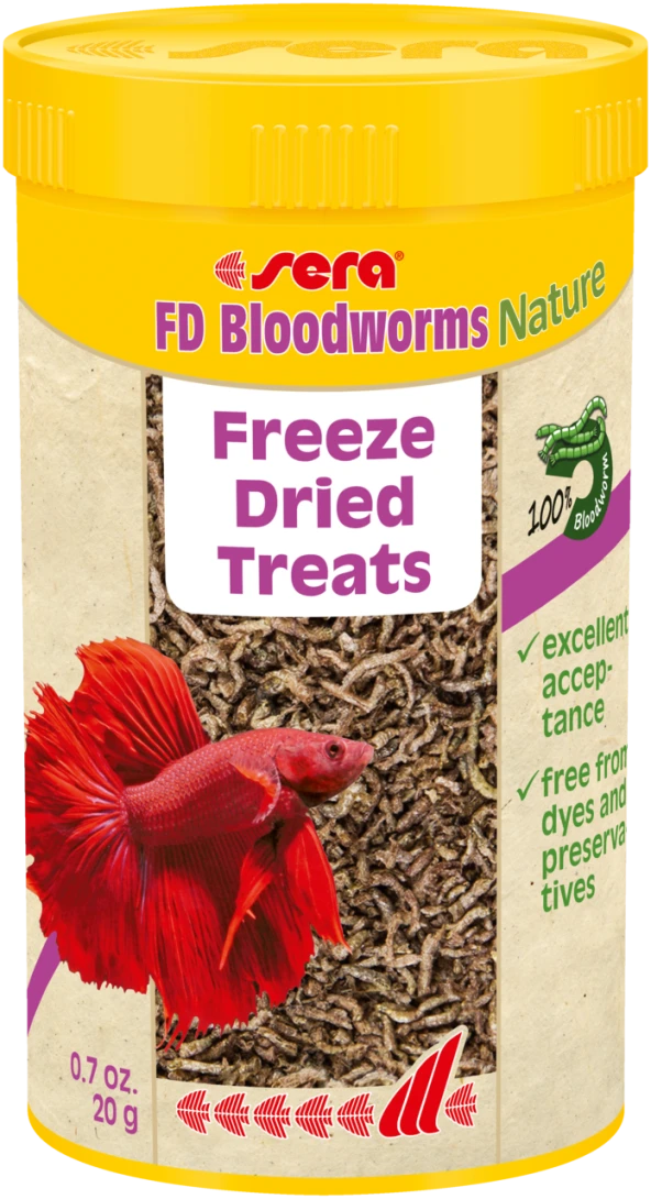 Sera FD Bloodworms (Kan Kurdu) 250 ml