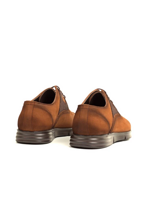 Hakiki Dana Derisi Günlük Klasik Bağcıklı Ayakkabı - 4