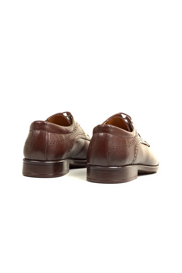 Hakiki Dana Derisi Günlük Klasik Bağcıklı Ayakkabı - 4