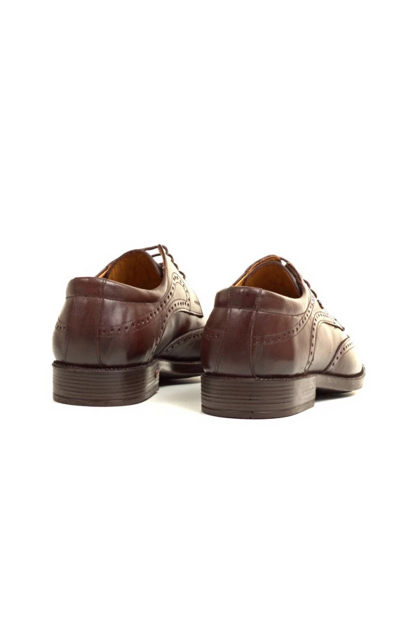 Hakiki Dana Derisi Günlük Klasik Bağcıklı Ayakkabı - 4