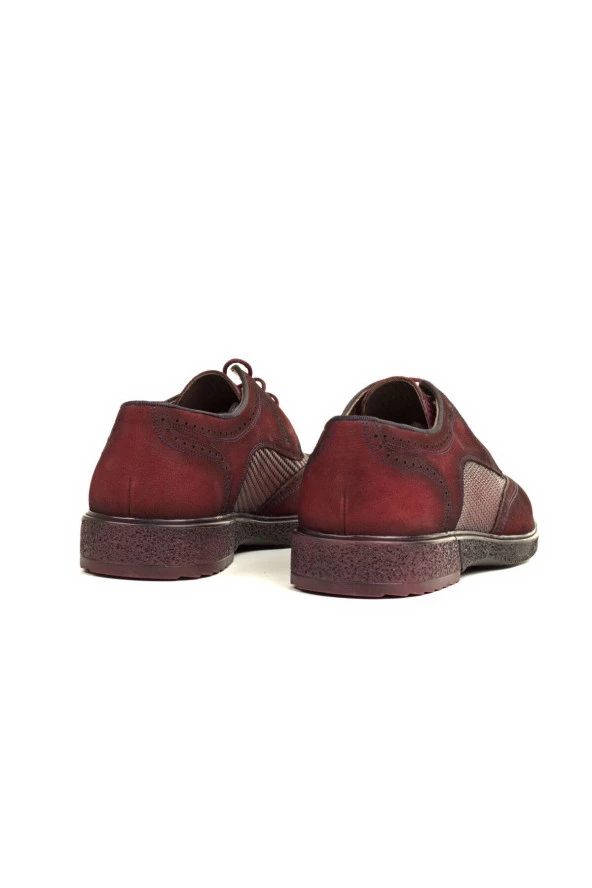 Hakiki Dana Derisi Günlük Klasik Bağcıklı Ayakkabı - 4