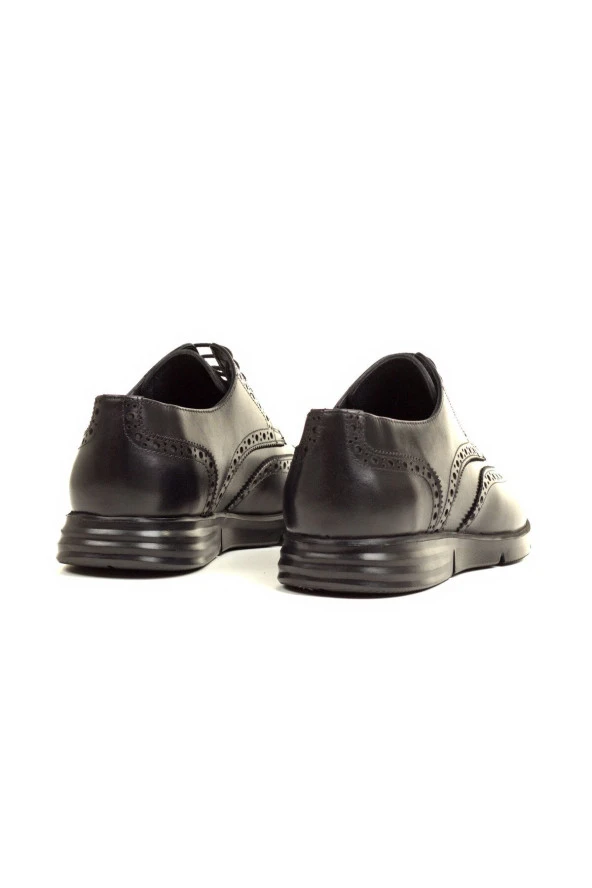 Hakiki Dana Derisi Günlük Klasik Bağcıklı Ayakkabı - 4