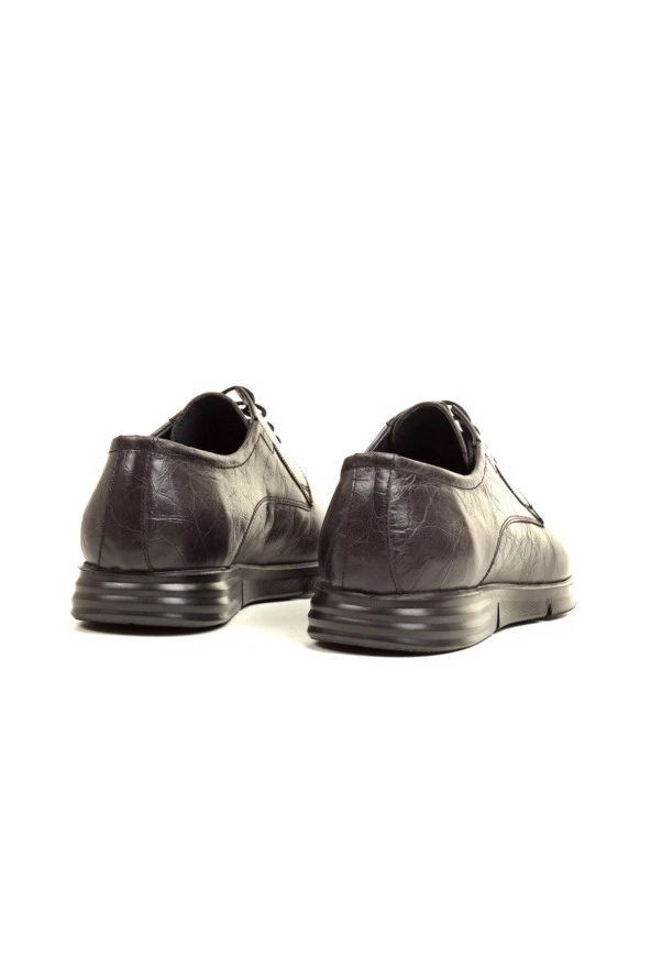 Hakiki Dana Derisi Günlük Klasik Bağcıklı Ayakkabı - 4