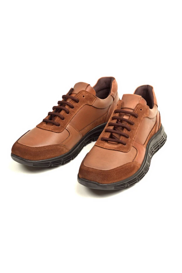 Hakiki Dana Derisi Spor Sneaker Bağcıklı Ayakkabı