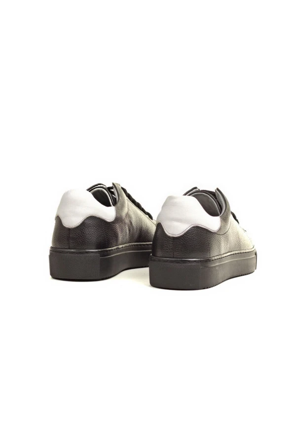 Hakiki Dana Derisi Spor Sneaker Bağcıklı Ayakkabı - 4