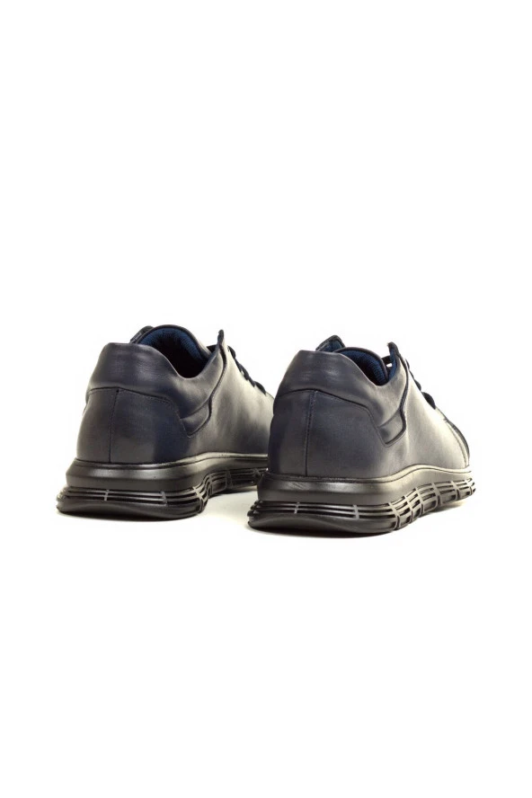 Hakiki Dana Derisi Spor Sneaker Bağcıklı Ayakkabı - 4