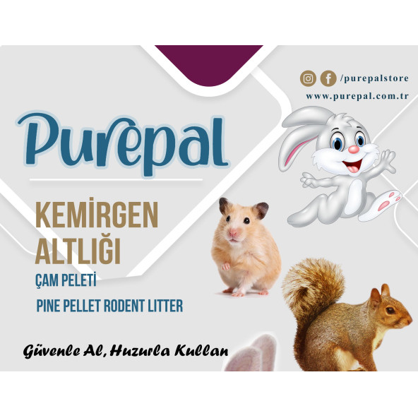 Doğal Çam Pelet Kemirgen Altlığı 5 Kg 10 L - 2