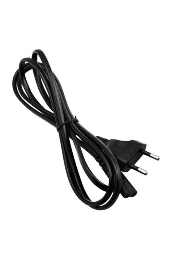 Ac Power Güç Kablosu Tv-radyo -notebook Adaptör Için 2 Pin Teyip Fişi 2 M - 2