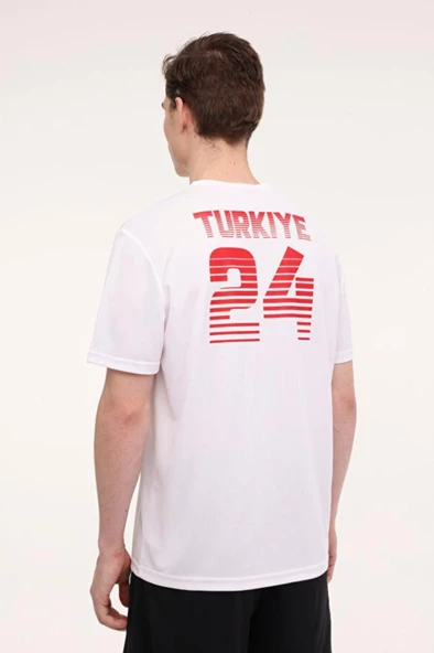 Lotto M-BILLY TEE 4FX 101930086 Erkek Tişört Beyaz S-XXL - 4