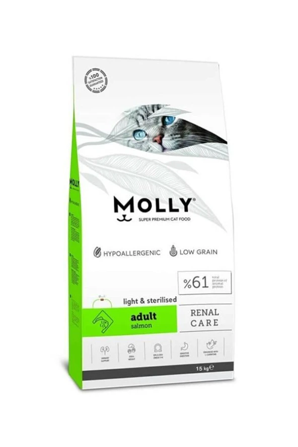 Molly Somonlu Kısır Kedi Maması 15 Kg