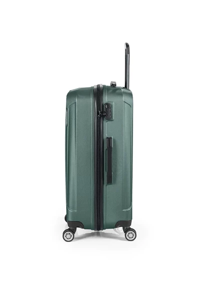 Spring Model Haki Renk 2'li Valiz Seti Kabin + Orta - Resim 3