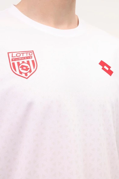 Lotto M-ALLY TEE 4FX 101930084 Erkek Tişört Beyaz S-XXL - 4