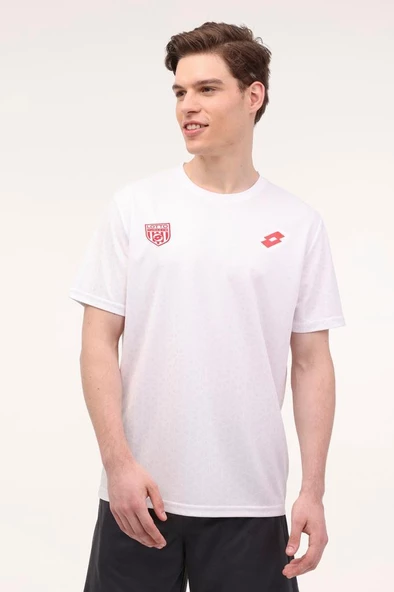 Lotto M-ALLY TEE 4FX 101930084 Erkek Tişört Beyaz S-XXL