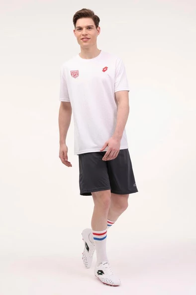 Lotto M-ALLY TEE 4FX 101930084 Erkek Tişört Beyaz S-XXL - 2